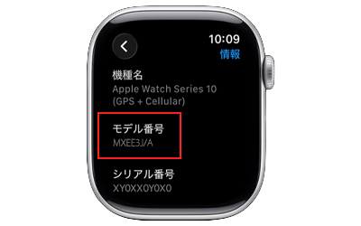 「モデル番号」