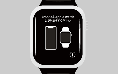 AppleWatchと検査用のiPhoneをペアリング