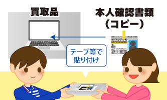 宅配業者が買取品を回収