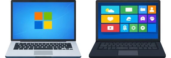 Windows7、Windows8のパソコン